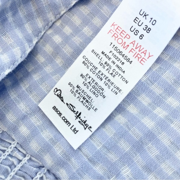 Miss Selfridges Tie Front Bra Top - Picture 7 of 10